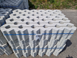 Grasbeton 40x60x12 cm grijs vlak (DR)