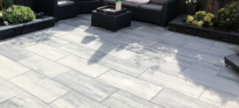 Patio Tuintegel Square 40x80x5 Nero/Grey