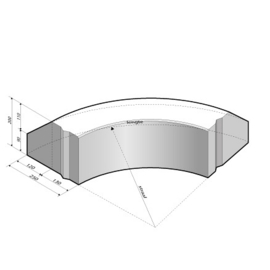 RWS-band 13/25x20 bocht R=6 Uitwendig