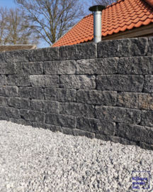 Splitrocks 2.0 11x13x32 antraciet getrommeld (Per laag, 18 stuks)