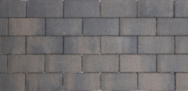 Design Brick 6 cm Dark Sepia mini facet deklaag