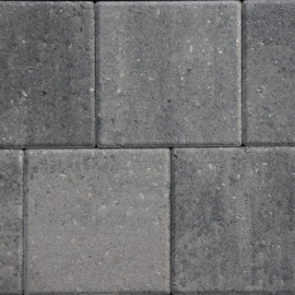 Straksteen 20x30x5 grijs zwart