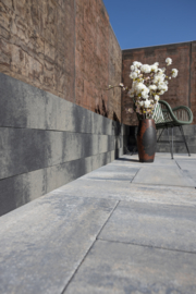 Pallatico linea Block 15x15x60 reliëf Nero Grey (per laag, 8 stuks)