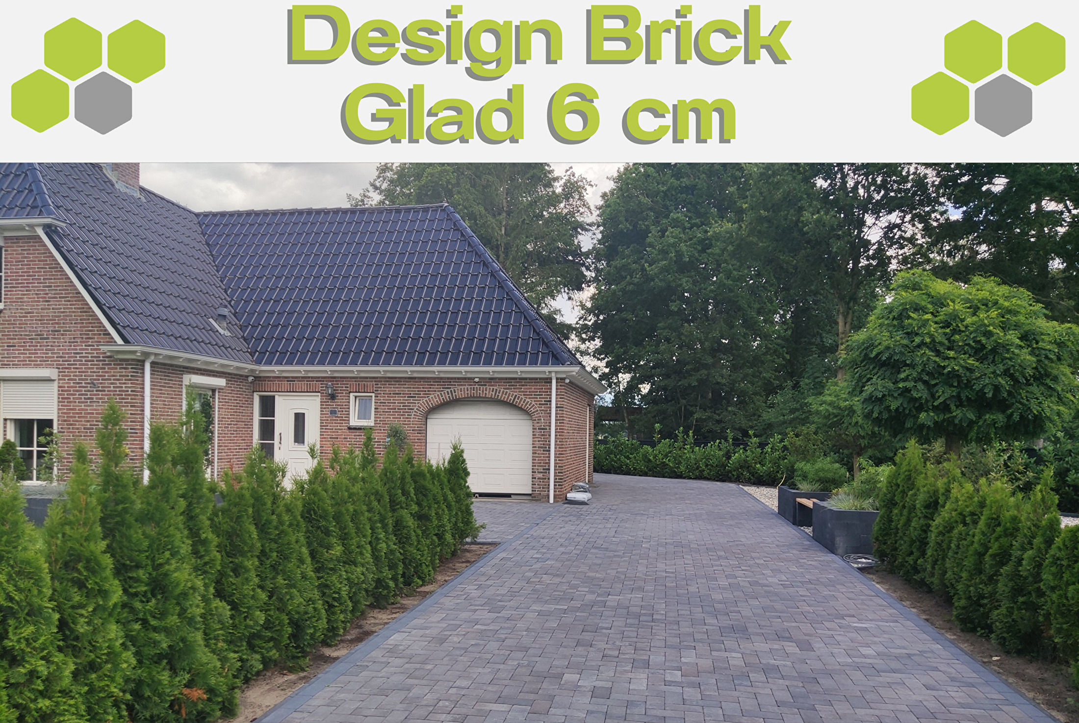 Design Brick Glad 6 cm