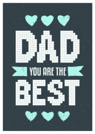 Wenskaart DD - Dad You are the Best