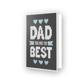 Wenskaart DD - Dad You are the Best