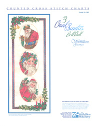 Three Oval Santa's Bellpull