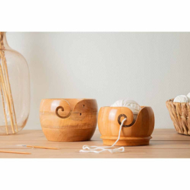 Yarn Bowl van Afrikaans Sandelhout gemengd