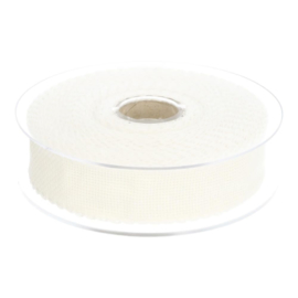 Aidaband 3 cm - 14 count - wit