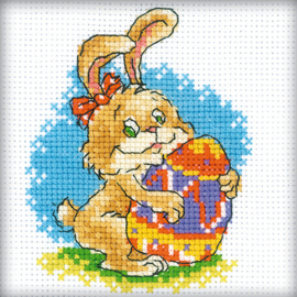 Borduurpakket Easter Rabbit