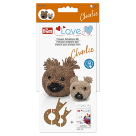 "Love" Pompon Dierensjablonen