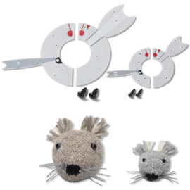 "Love" Pompon Dierensjablonen