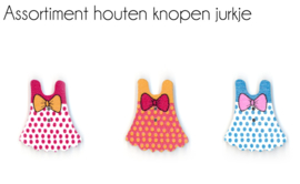 Houten knopen Jurkje