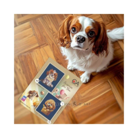 Cavelier Spaniel met envelop