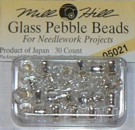 Glass Pebble Beads