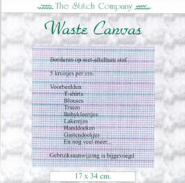 Waste Canvas (voor borduren op niet-aftelbare stof)