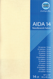 Aida - 14 count - RTO - diverse kleuren - 39x45cm