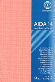 Aida - 14 count - RTO - diverse kleuren - 39x45cm