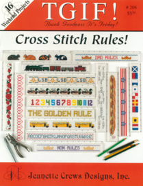 Cross Stitch Rules - Jeanette Crews Design