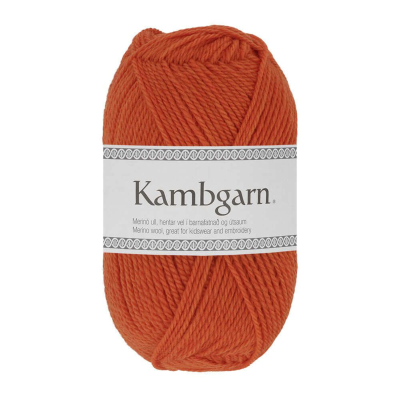 Lopi Kambgarn - oranje