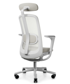 HAG SOFI 7500 bureaustoel Mesh Putty Grey MEH005