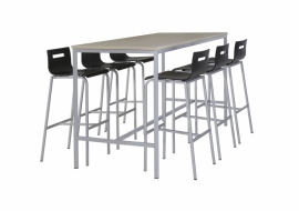 Huislijn STANDAARD Hoge Tafel TS1401 afmeting 120x80 cm