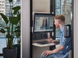 Mikomax HUSH Free. S Hybrid Akoestische werkplek
