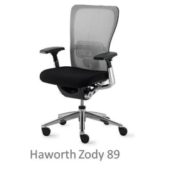 Set armpads voor ZODY 89 serie Comforto by Haworth
