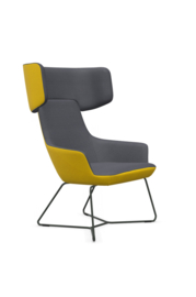 DeBerenn fauteuil model Hendrix hoge rug