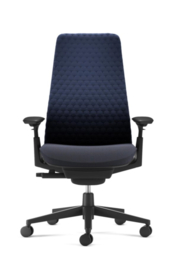 Haworth Fern Digital Knit bureaustoel Mariner