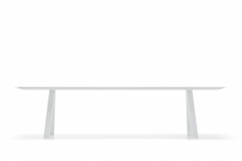 ARKI by Pedrali WIT tafel 6mm volkern blad met witte kern