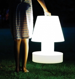 Bloom ! Portable lamp 40cm met oplaadbare batterij