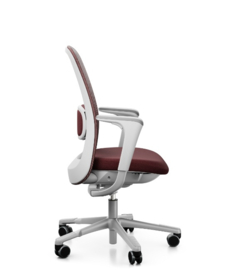 HAG SOFI 7500 bureaustoel Mesh Burgundy MEH003