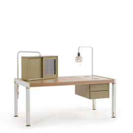 Lande LOVD bureau met industriele look