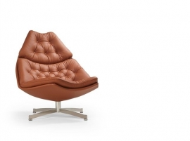 Artifort fauteuil F587 hoog model draaibaar