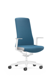 Bureaustoel Interstuhl PUREis3 Edition voor thuiswerkplek Azure Blauw