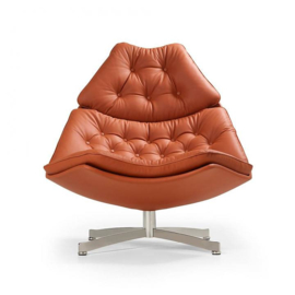 Artifort fauteuil F587 hoog model draaibaar