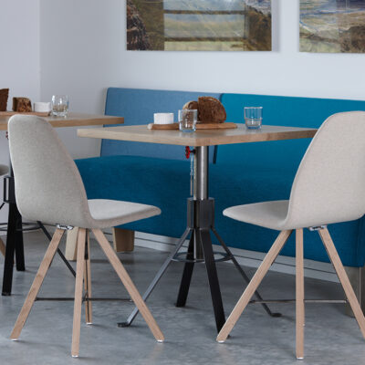 Spoinq Stoel Square Hout 4-poots