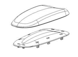 Losse set (2stuks) armpads RH MEREO voor model 8T