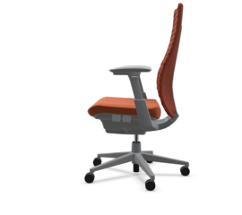 Haworth Fern Digital Knit bureaustoel Emberglow