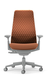 Haworth Fern Digital Knit bureaustoel Emberglow