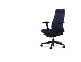 Haworth Fern Digital Knit bureaustoel Mariner