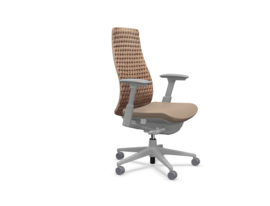 Haworth Fern Digital Knit bureaustoel Dune Rose
