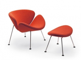 Artifort POEF Orange Slice Chair P437 by Pierre Paulin 1960