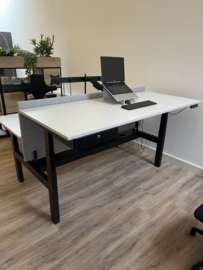 DUO Werkplek ZIT STA Electrisch met appellades