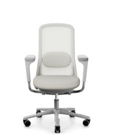 HAG SOFI 7500 bureaustoel Mesh Putty Grey MEH005