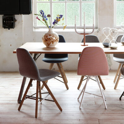 Spoinq Stoel Square Hout 4-poots
