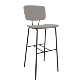 FORZA Barkruk gestoffeerd 82cm hoog 4 poots