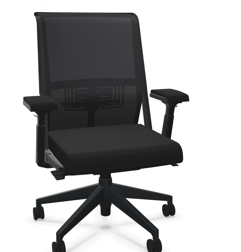 Haworth Comforto 5965 bureaustoel Quickship - zwart frame