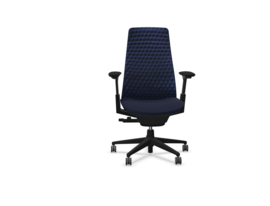 Haworth Fern Digital Knit bureaustoel Mariner